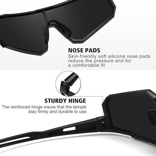 STORYCOAST Polarized Sports Sunglasses for Men WomenBike Glasses Cycling Mountain Bike Sunglasses UV400 Protection - The Victory Sport Store