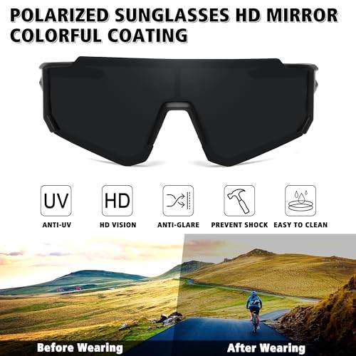 STORYCOAST Polarized Sports Sunglasses for Men WomenBike Glasses Cycling Mountain Bike Sunglasses UV400 Protection - The Victory Sport Store