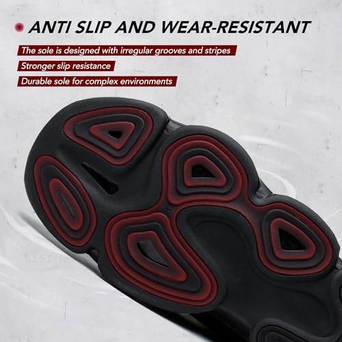 Top G Steel Toe Shoes for Women Men Lightweight Indestructible Steel Toe Sneakers Comfortable Puncture Proof SlipResistant Safety Shoes - The Victory Sport Store