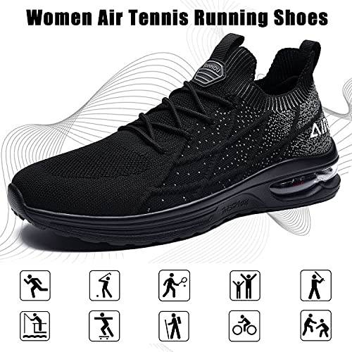 GANNOU Womens Air Athletic Running Shoes Fashion Sport Gym Jogging Tennis Fitness Sneaker US5511 - The Victory Sport Store
