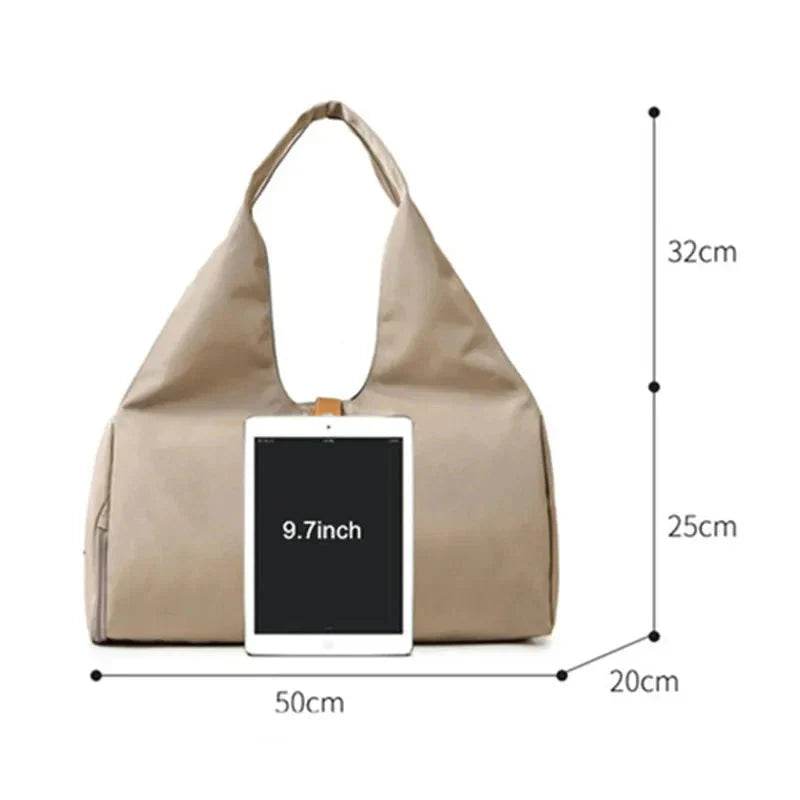 Women'S Multi-Purpose Sports Bag - Waterproof with Shoe Pocket for Yoga, Gym, and Travel - The Victory Sport Store