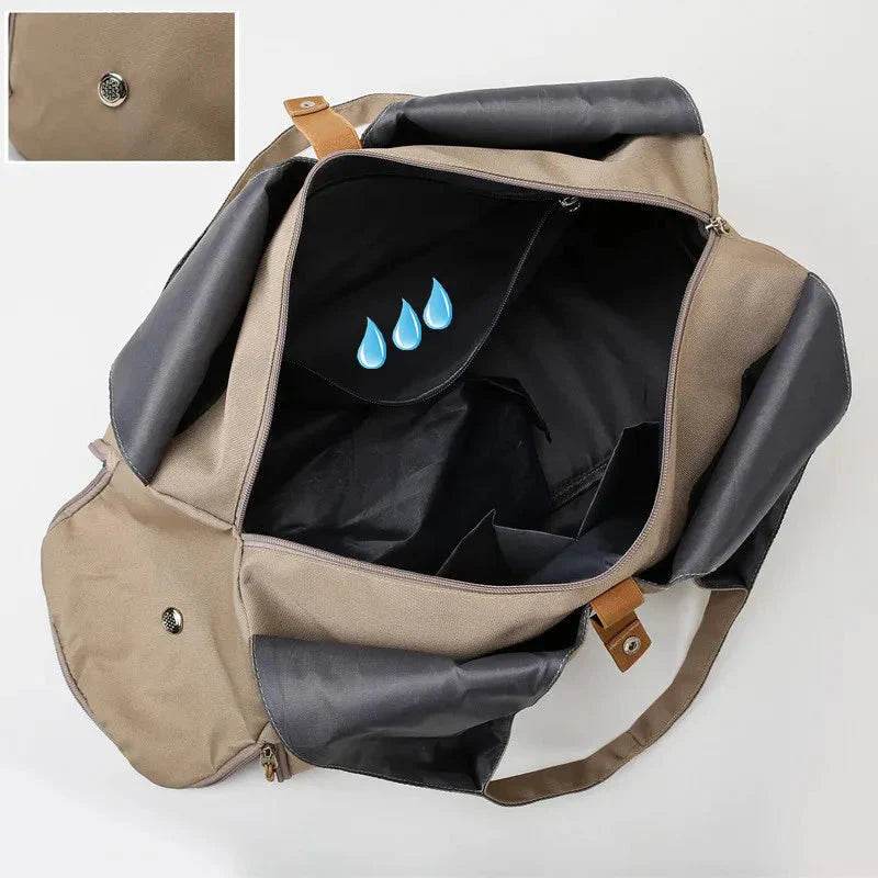 Women'S Multi-Purpose Sports Bag - Waterproof with Shoe Pocket for Yoga, Gym, and Travel - The Victory Sport Store