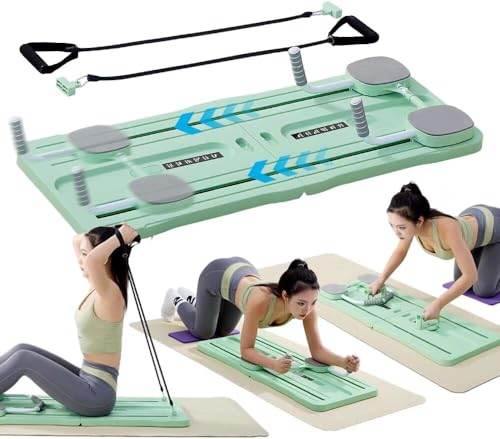 MultiFunctional Exercise BoardHome Pilates ReformerWorkout Equipment for Abdominal Core Strength Training Exercise Board for Home Gym FitnessFoldable Lightweight and Efficient - The Victory Sport Store