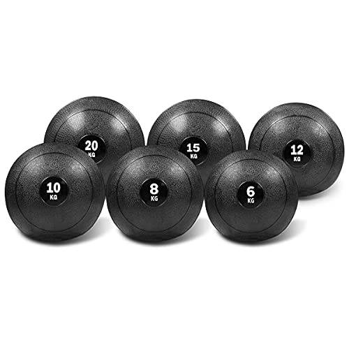 Meteor Classic Slam Ball Dead Bounce Strong GripThick Sheel Medicine Ball Gym Ball Exercise Ball for Explosive Strength Training Crossfit Muscle Growth Endurance Agility Workouts - The Victory Sport Store